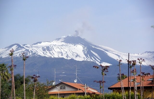 Wulkan Etna na Sycylii