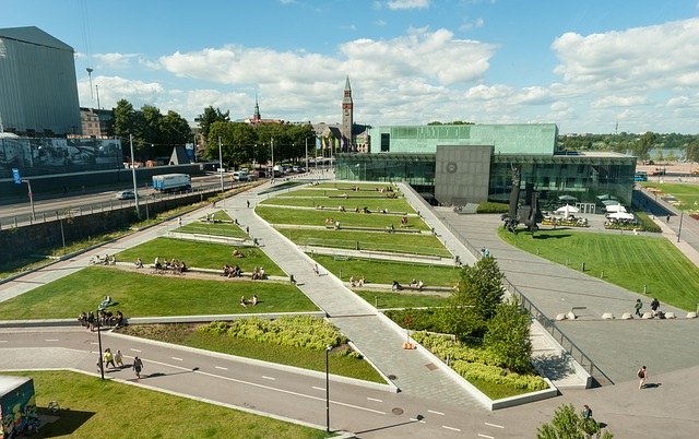 Finlandia - park w Helsinkach