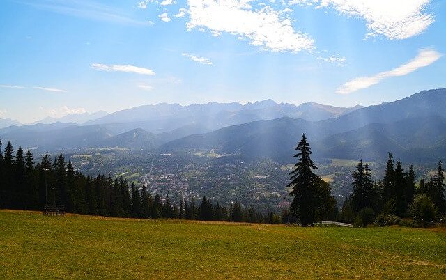 Zakopane - widok na góry
